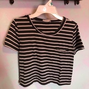 Striped Crop Top